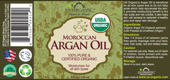 Textura ligera del aceite de argán virgen con absorción rápida.
