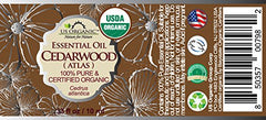 US Organic Cedroatlas: aroma de aromaterapia para aliviar el estrés diario del hogar.