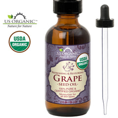 US Organic Aceite de Semilla de Uva aplicación suave en piel