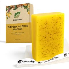 Jabón Uselective Limón Curcuma con brillo para tono uniforme