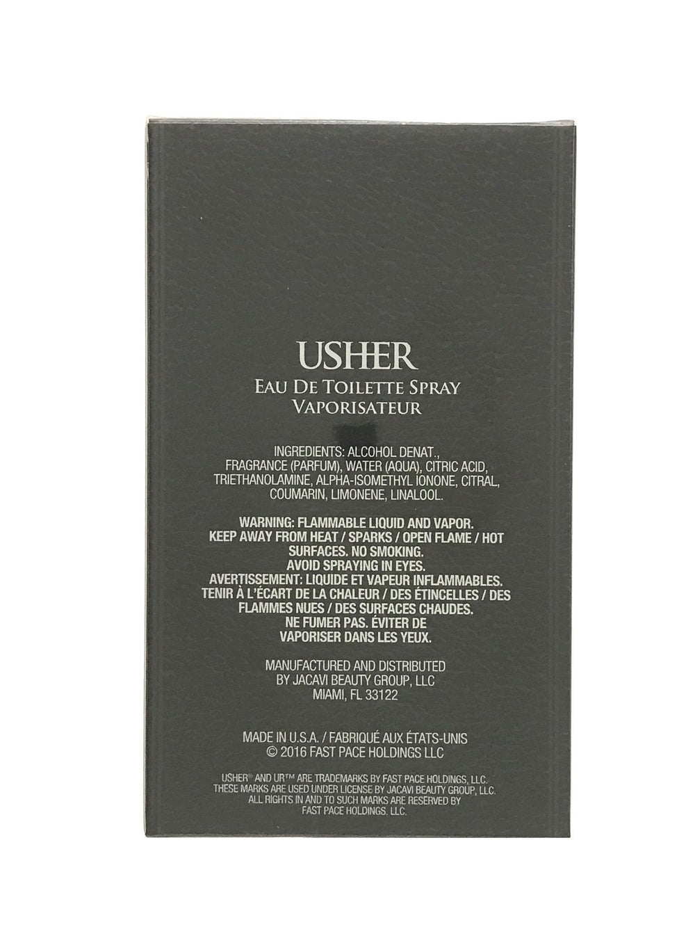 Notas aromáticas de Usher para hombres; ideal para ocasiones diarias y nocturnas