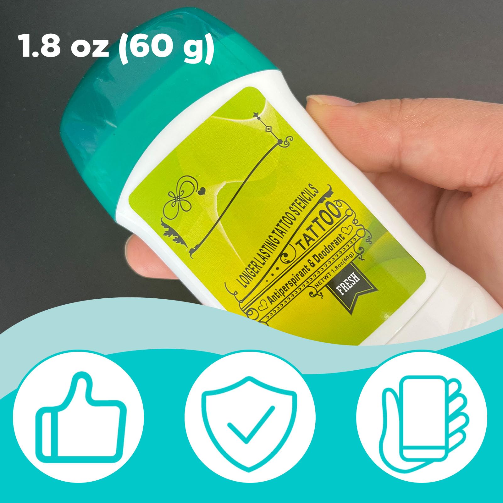 Usiriy Tattoo Transfer Gel arte corporal seguro y preciso.