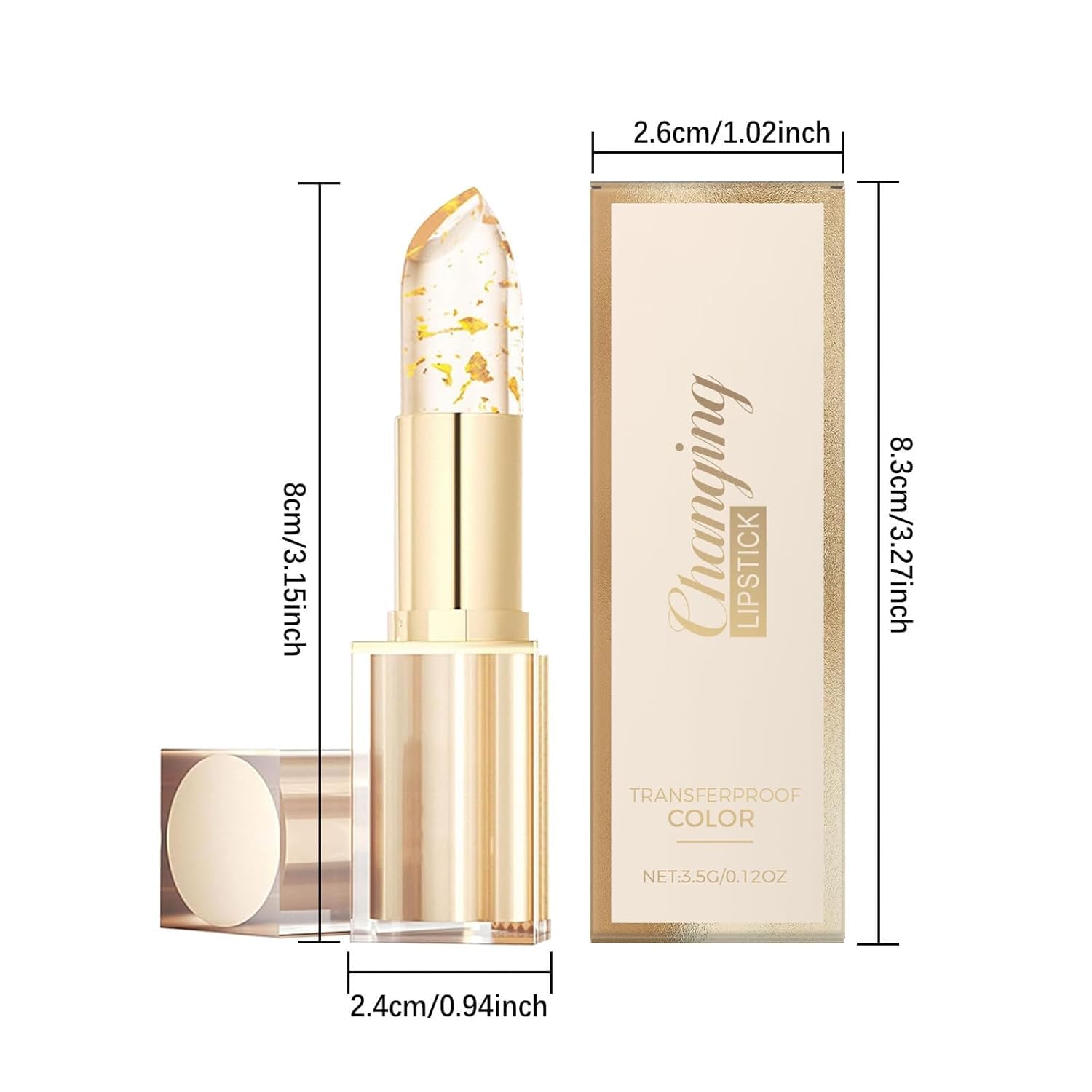 Uso diario y para ocasiones especiales con labial cambio-color.