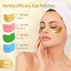 USTELIR parches ojos rosas para iluminar la mirada y prevenir cansancio
