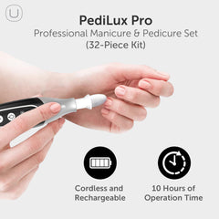 UTILYZE PediLux Pro con luz LED para ver uñas con precisión