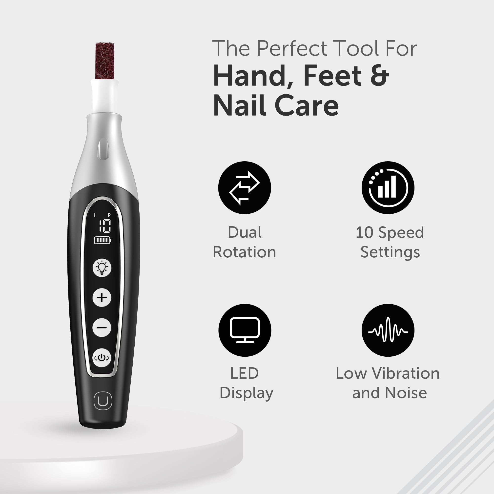 UTILYZE PediLux Pro protector de polvo para manicura limpia