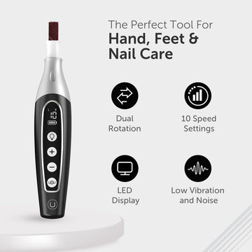 UTILYZE PediLux Pro protector de polvo para manicura limpia