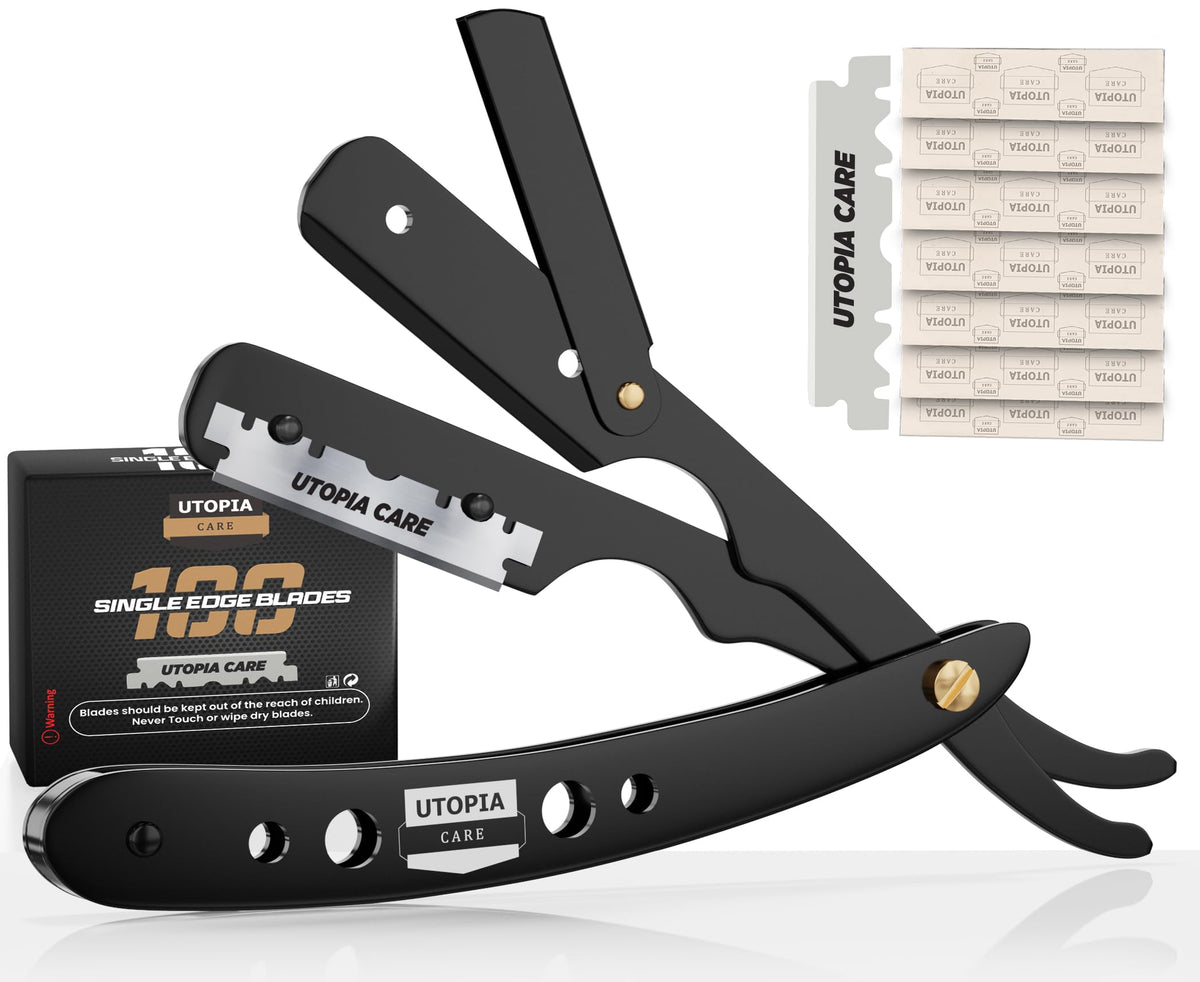 Navaja Utopia Care con diseño resistente para uso diario y afeitado suave.