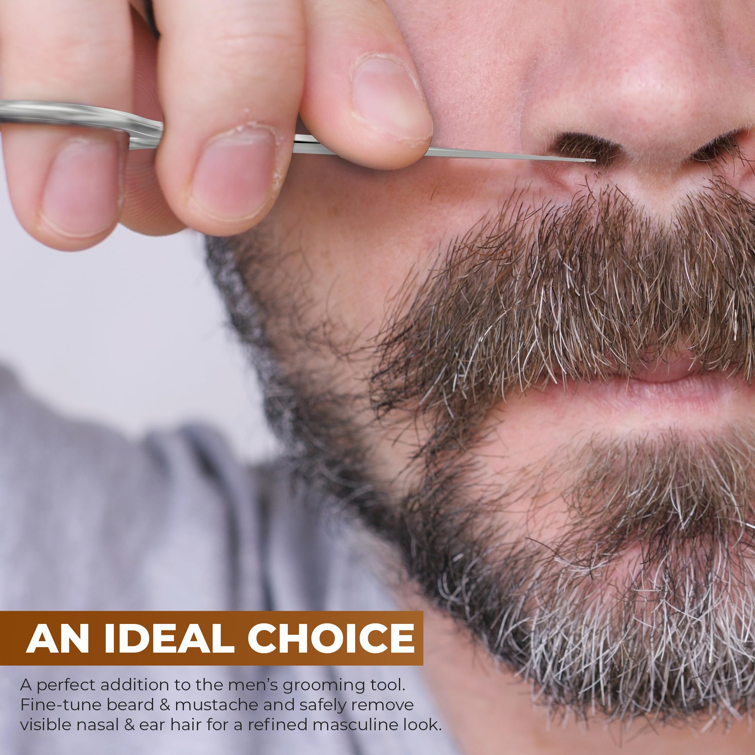 Tijeras barba bigote Utopia Care para retoques precisos