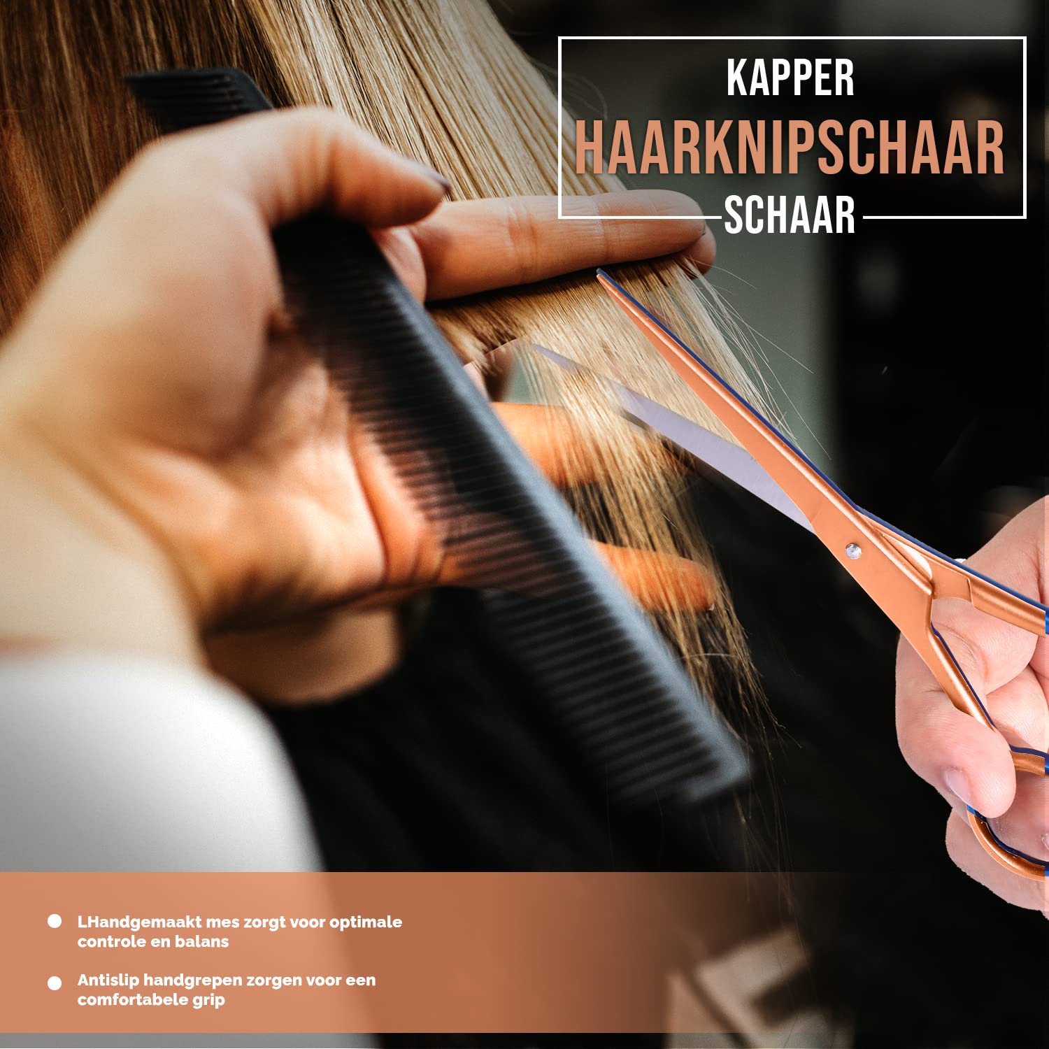 Mango ergonómico con agarre antideslizante para mayor precisión