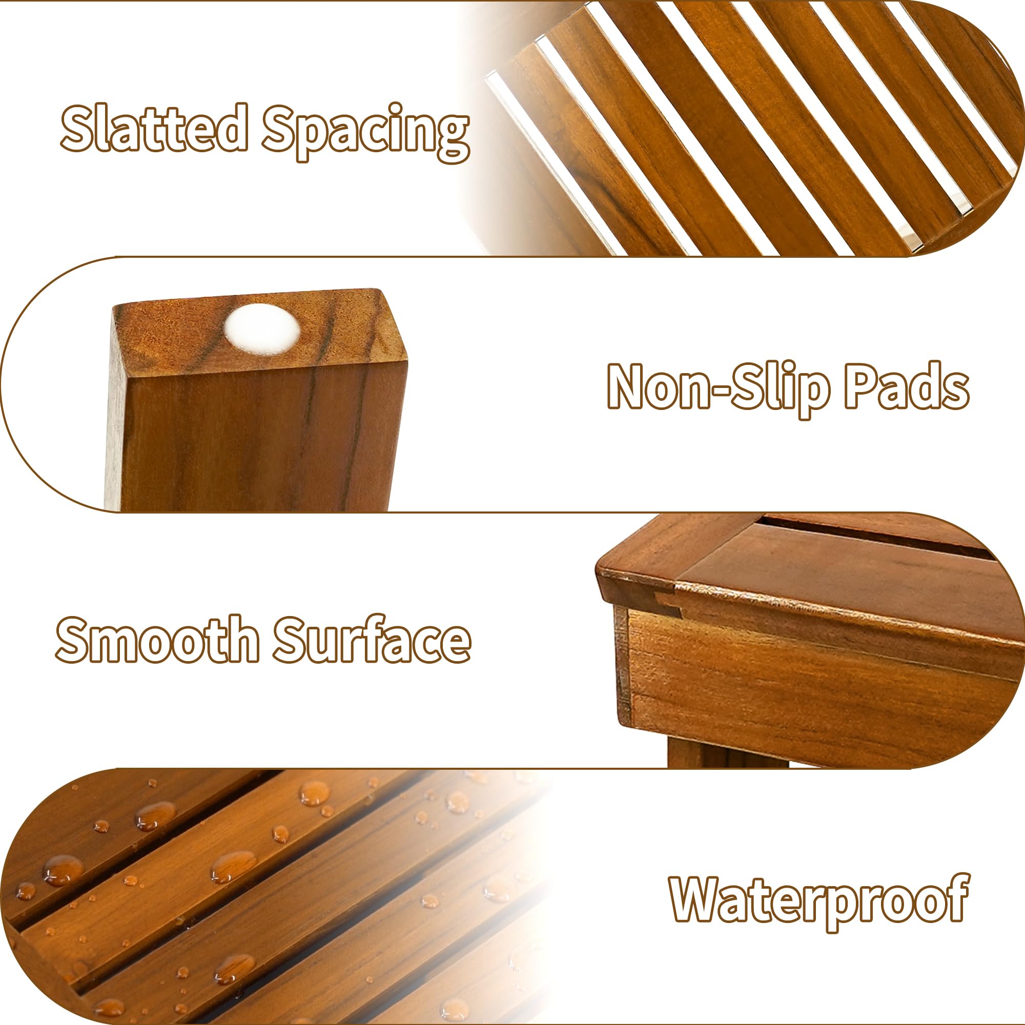 Utoplike acabado teca envejece de forma natural y elegante