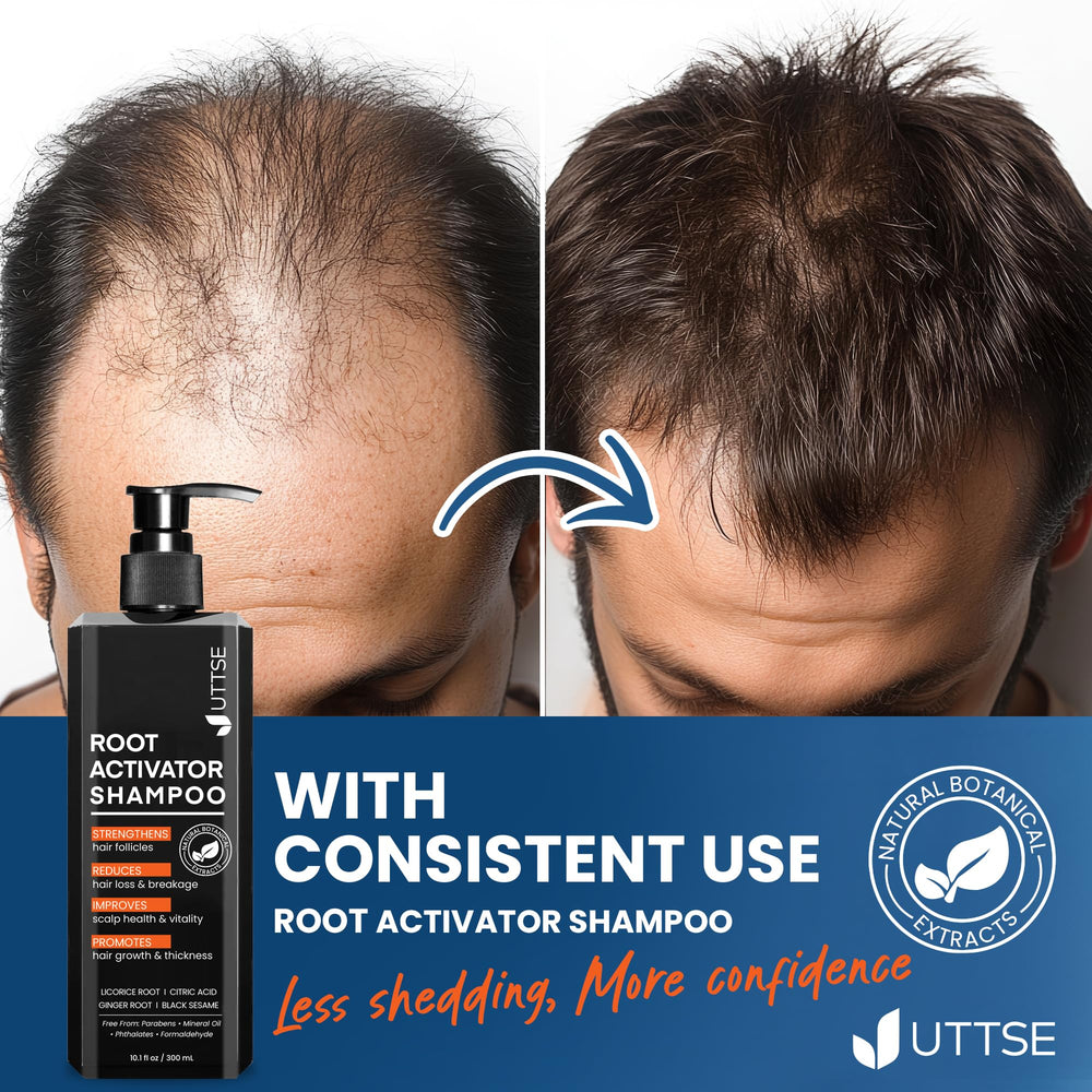 Champú Uttse Activador promueve cabello sano y volumen visible tras cada lavado.