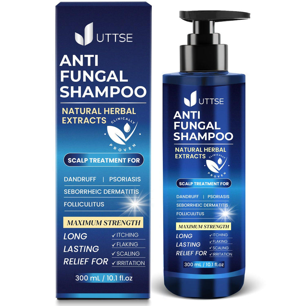 Champú Uttse foliculitis: cuero cabelludo limpio y equilibrado tras la aplicación.