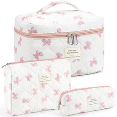 Bolso UUYUUY maquillaje de gran tamaño para organizar cosméticos en viajes.