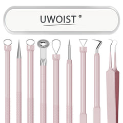 El kit UWOIST de 5 piezas rosa para limpieza de poros en casa