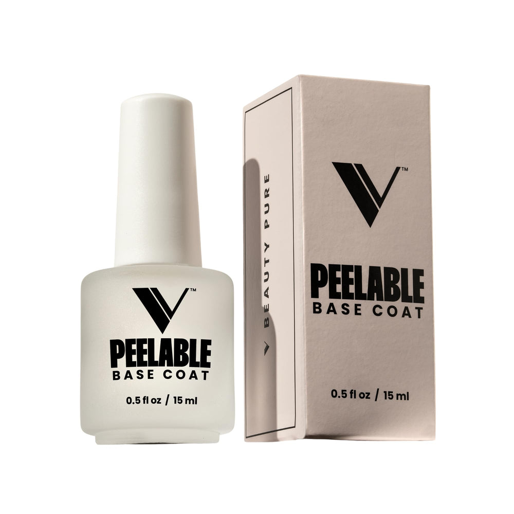 V Beauty Pure capa base gel despegable durante la aplicación rápida