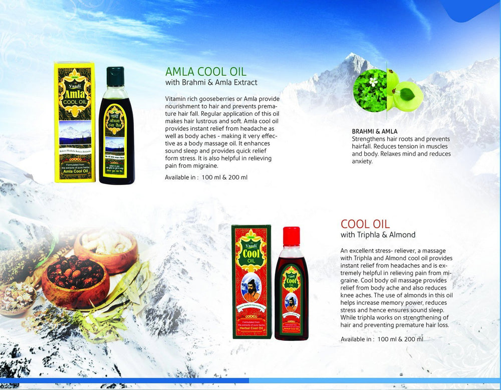 Vaadi Herbals Amla y Brahmi, experiencia de cuidado capilar suave y relajante.
