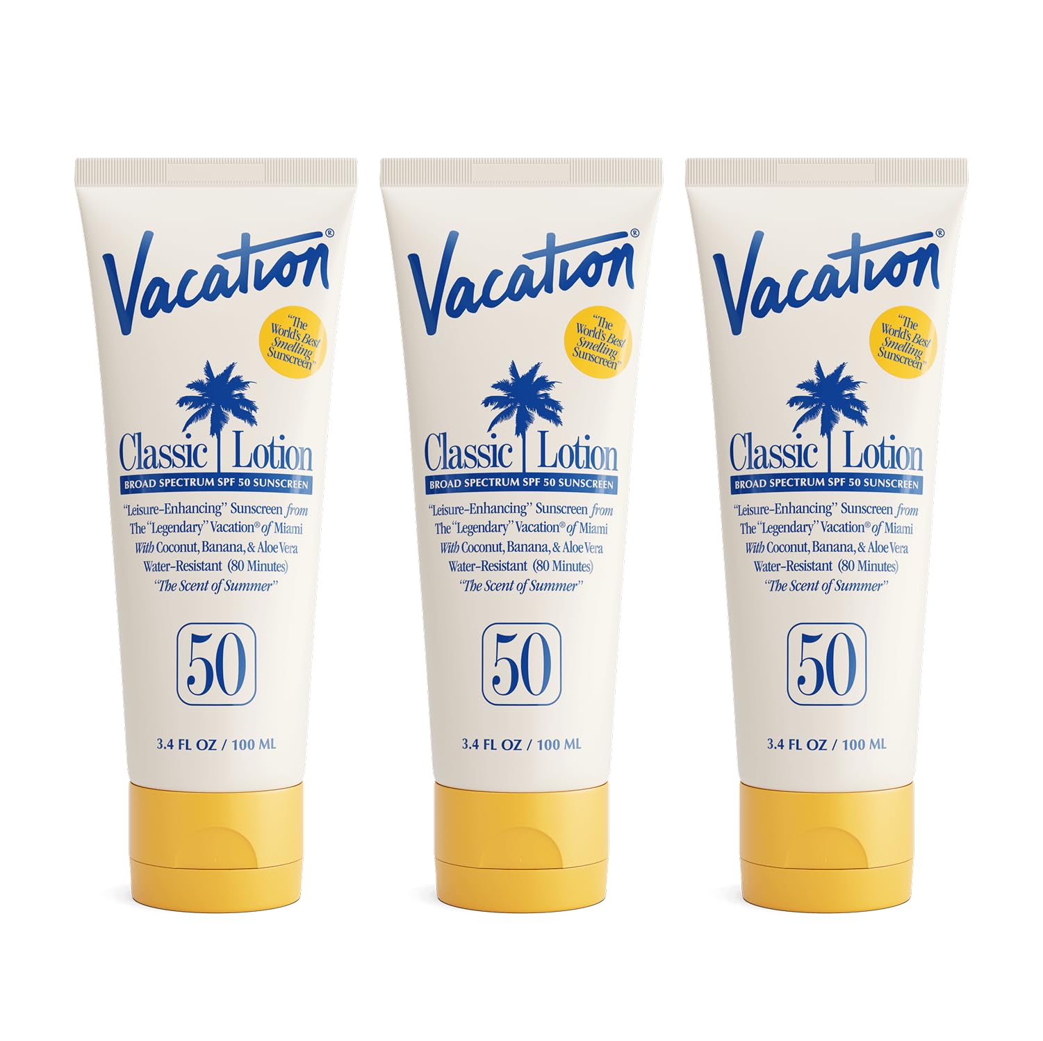 Vacation Classic: protector solar en botella vertida, sensación suave y sin marcas blancas para uso diario.