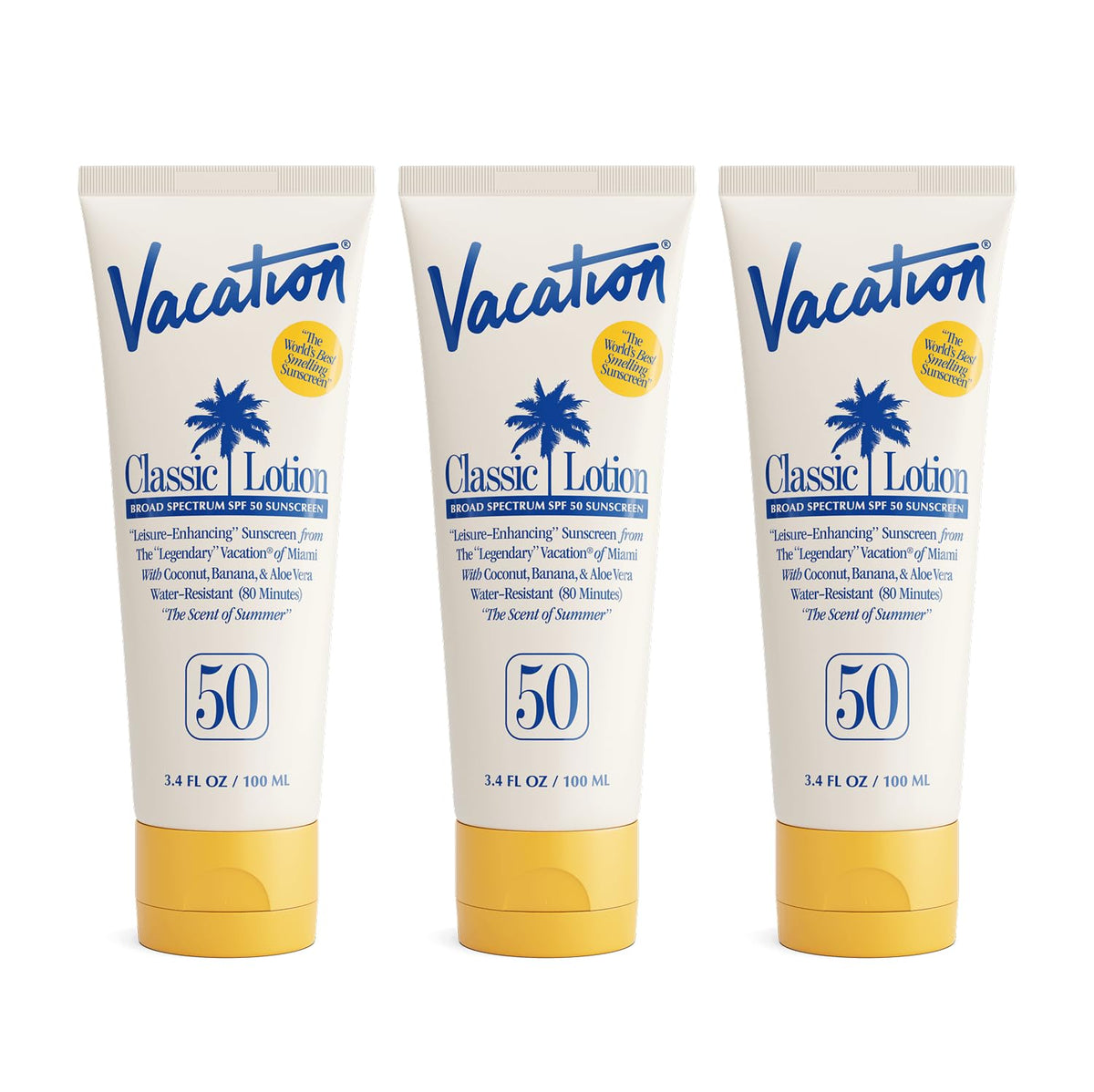 Vacation Classic: protector solar en botella vertida, sensación suave y sin marcas blancas para uso diario.