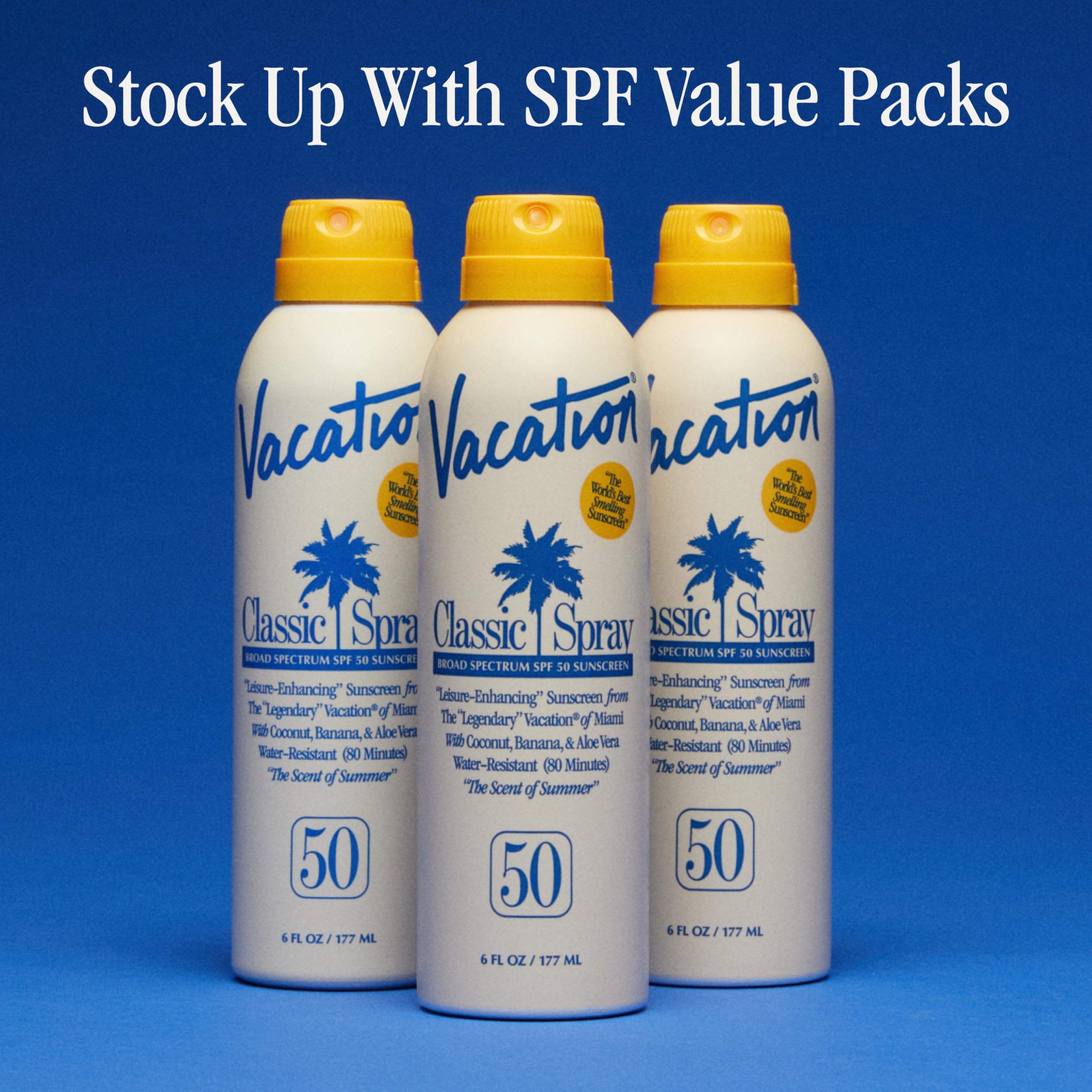VACATION protector solar clásico, rociado no aerosol para uso en ángulos