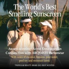 Vacation Classic Sunscreen Spray: aplicación continua facilita rociado desde cualquier ángulo.