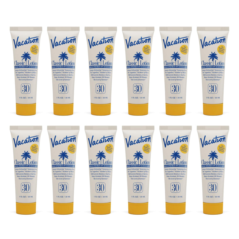 VACATION Mini Classico SPF 30: set de 12 minis para proteger la piel en viajes
