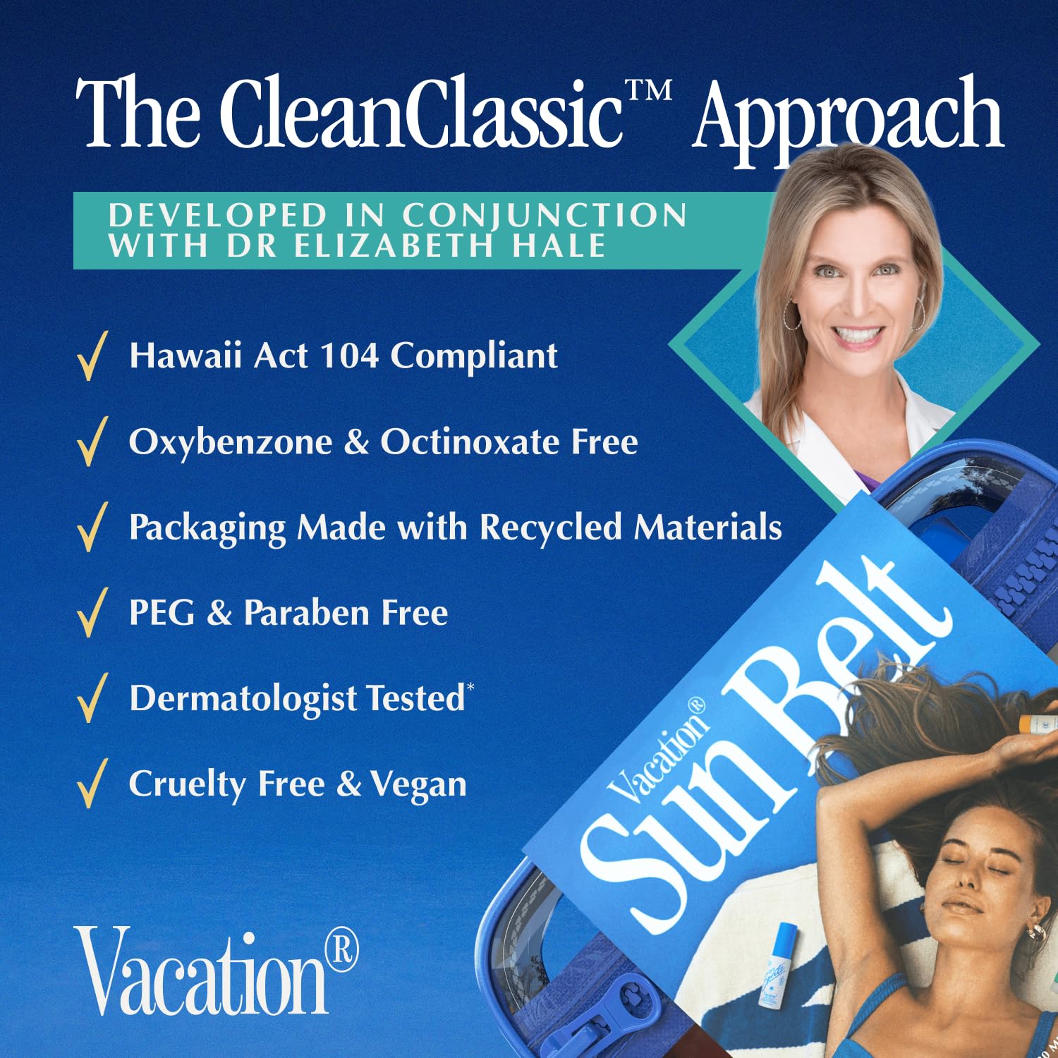 VACATION Sac banane festival: transparente et pratique pour sorties festives.