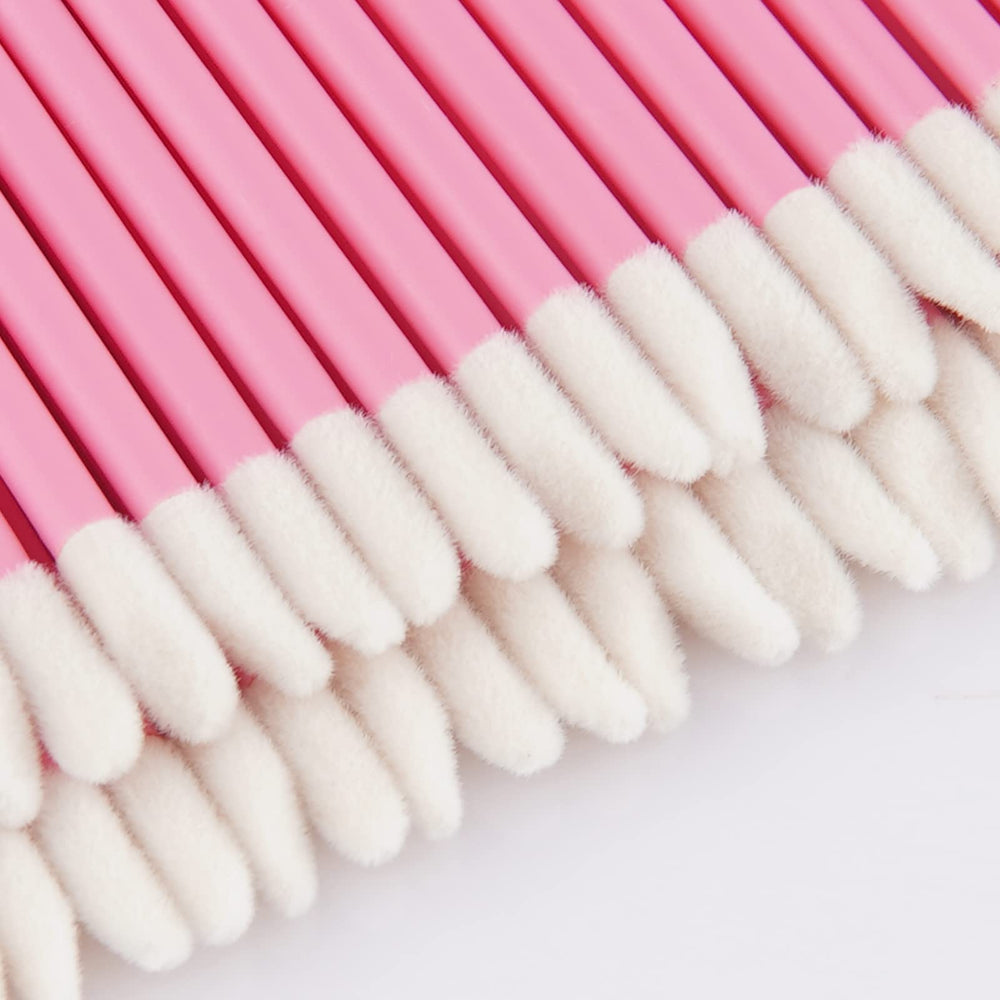 Aplicadores de labios Vaincre para uso en casa, mango rosa cómodo.