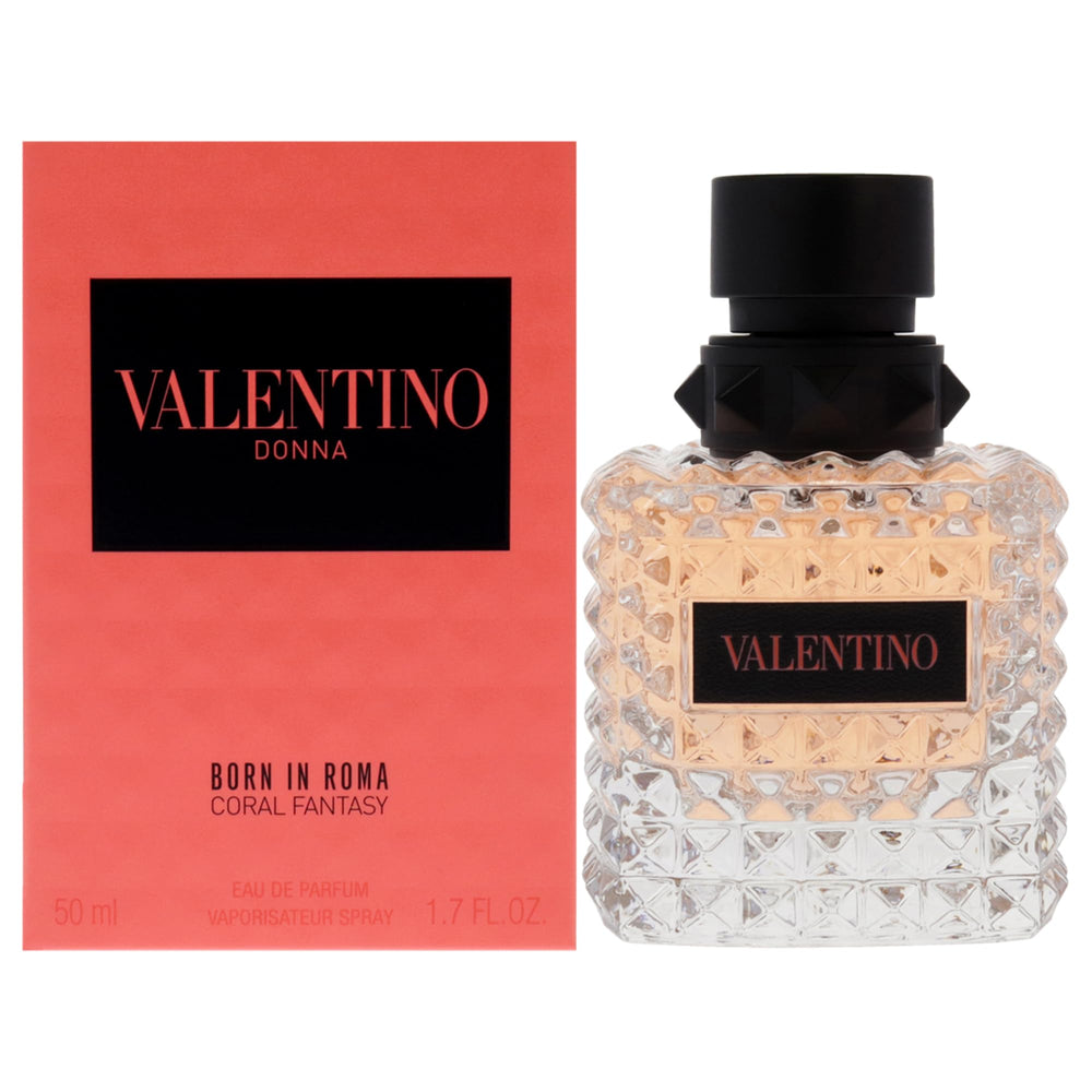 Valentino Donna Born in Roma Coral Fantasy, frasco elegante para diario.