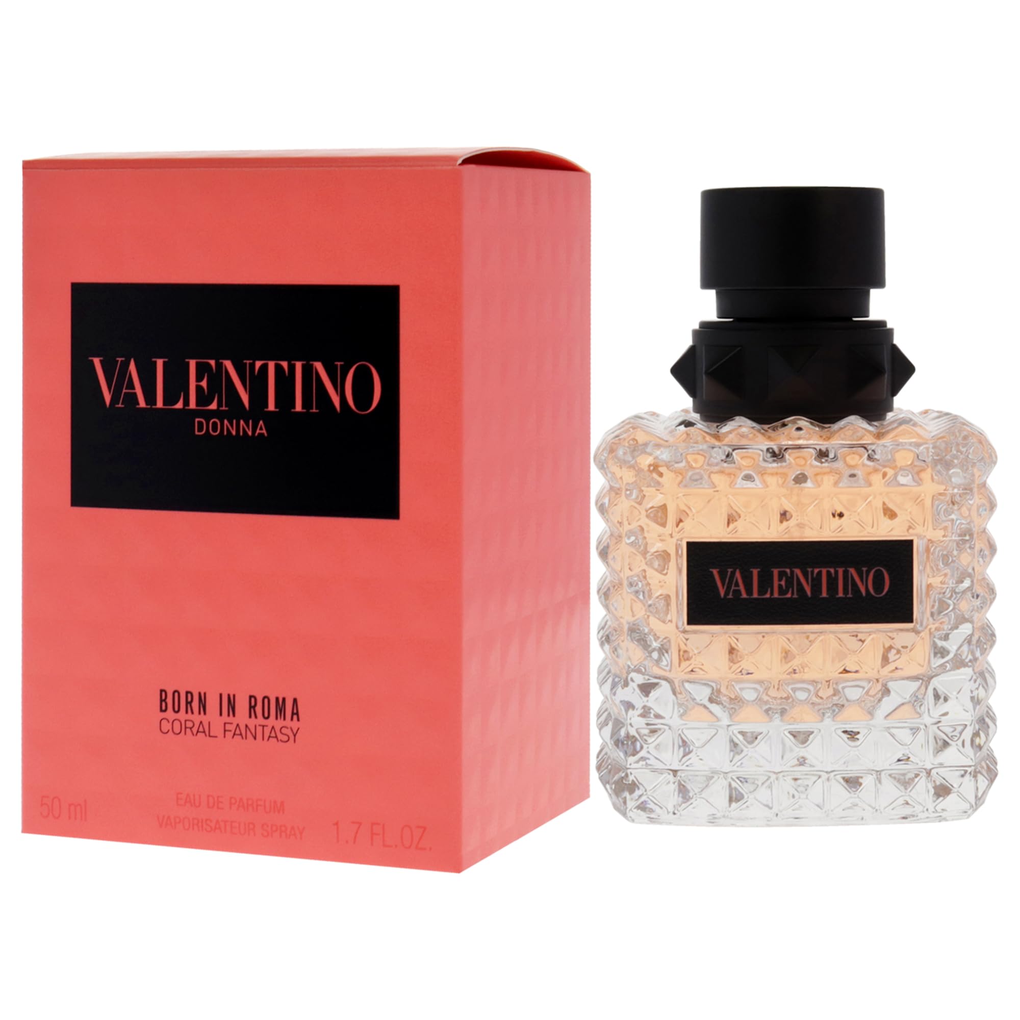 Valentino Donna Born in Roma Coral Fantasy, pulverizador preciso para uso diario.