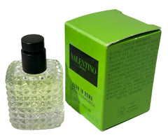 Valentino Green Stravaganza packaging is compact and travel-friendly