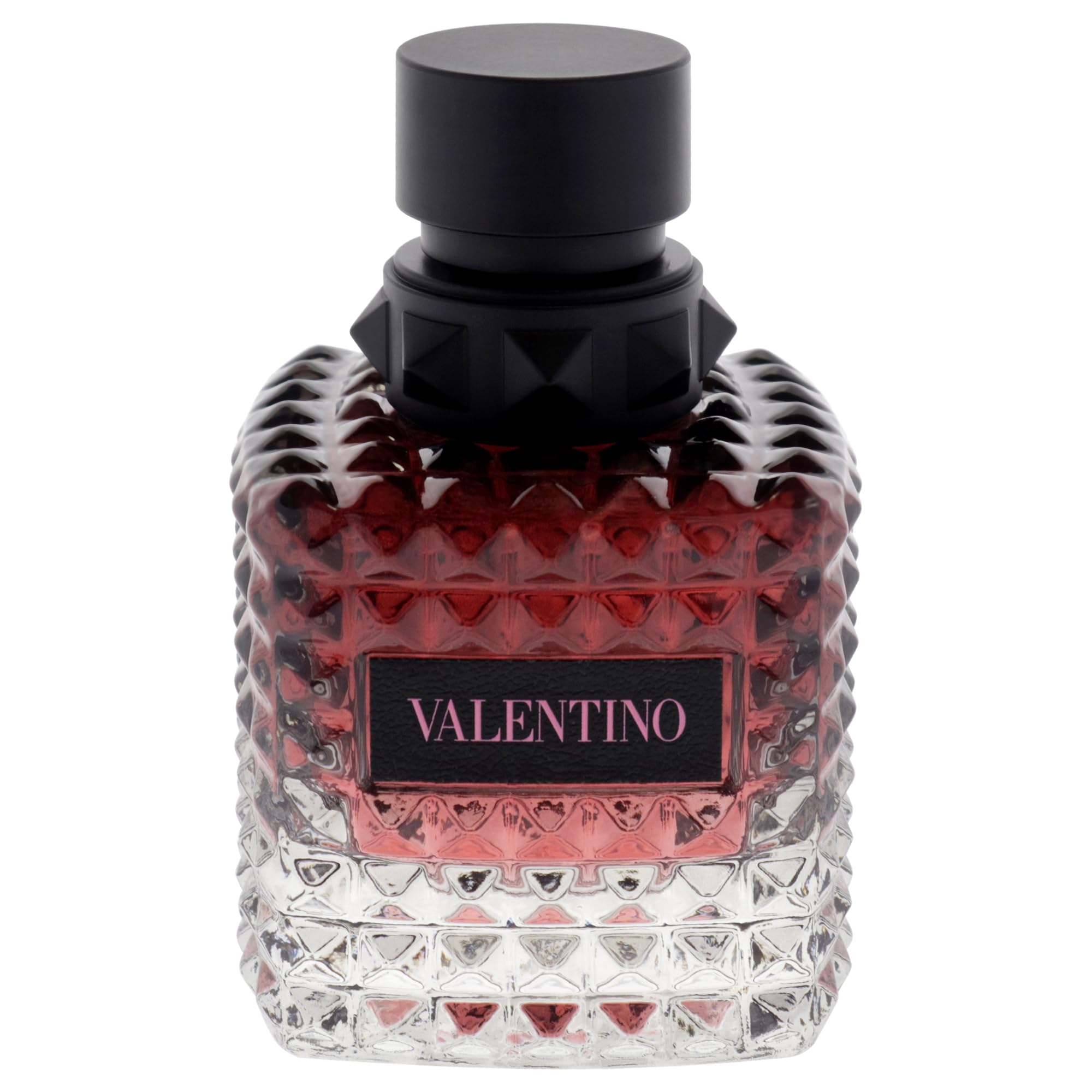 Valentino Donna Born In Roma Intense, empaque de lujo que inspira sofisticación.