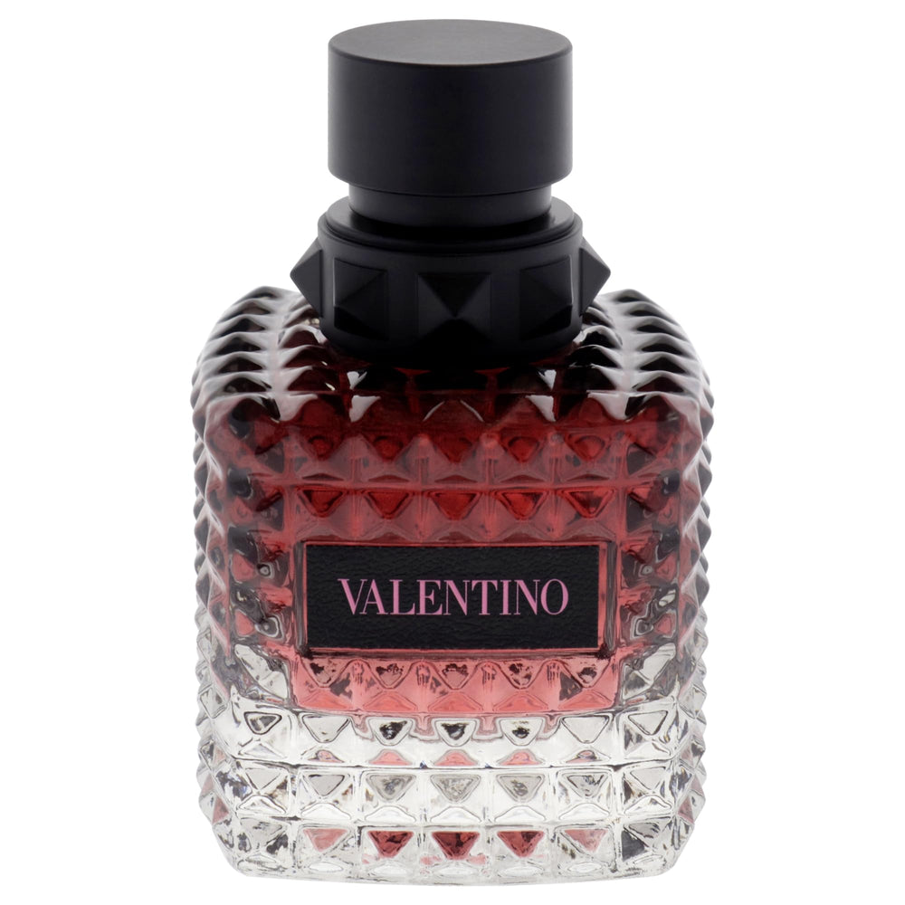 Valentino Donna Born In Roma Intense, empaque de lujo que inspira sofisticación.