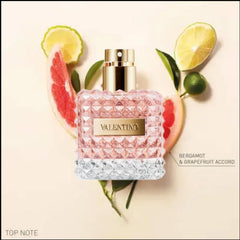 Valentino Donna - embalaje elegante con detalles, ideal para regalo especial.