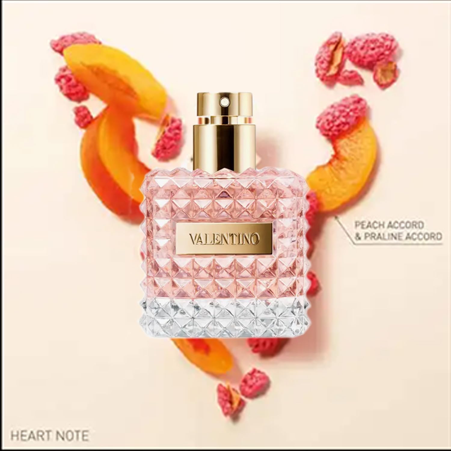 Valentino Donna - notas cítricas y iris en la apertura, sensación fresca.