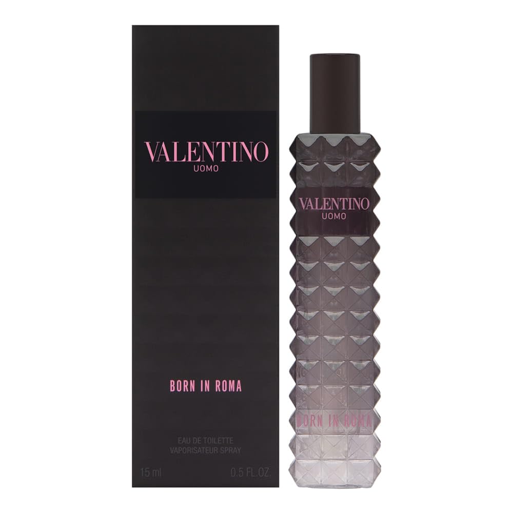 Valentino Uomo Born In Roma, frasco edt, ideal para uso diario y ocasiones especiales.