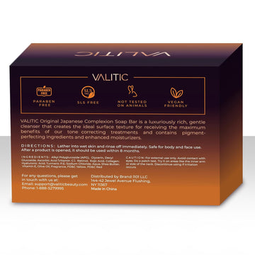 Valitic barra cúrcuma: limpieza suave para revitalizar la piel.