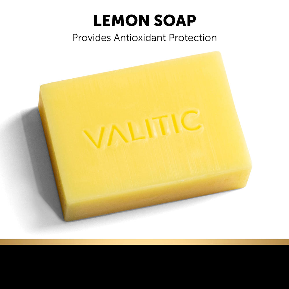 Valitic barra jabón vitamina C, antioxidante suave para tono uniforme