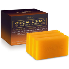 VALITIC Jabon con Acido Kojico para limpieza suave y tono uniforme.