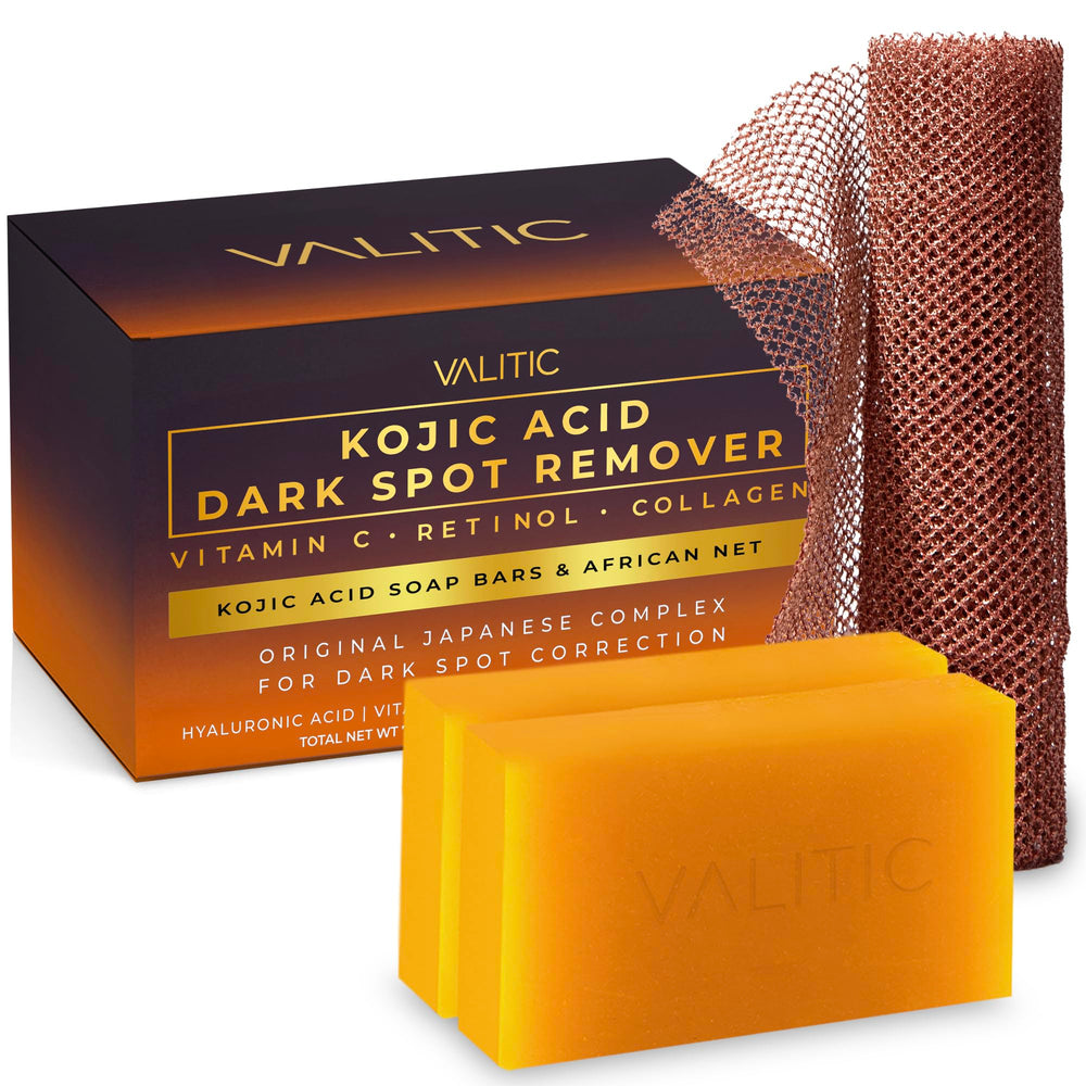 VALITIC Jabon Kojic Acido Mancha: tono más uniforme para rostro y cuerpo.