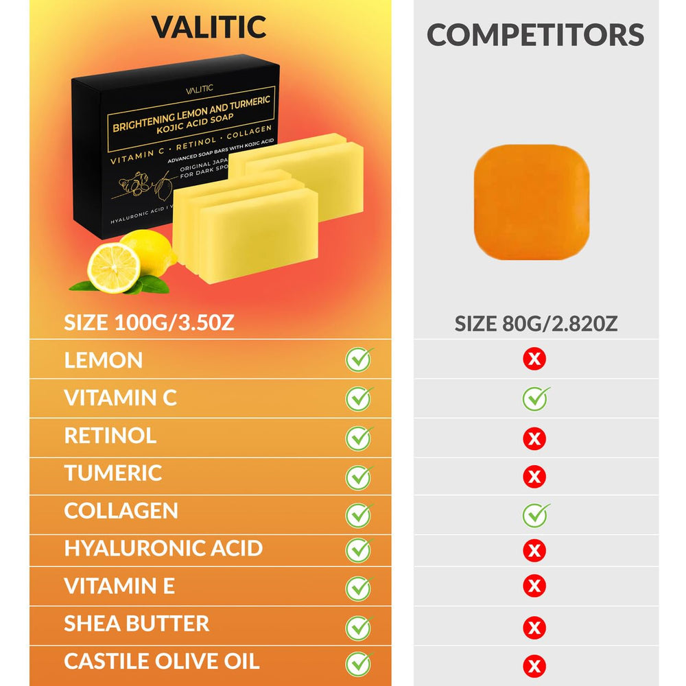 VALITIC Jabon manteca karité y vitamina E para nutrición de la piel.