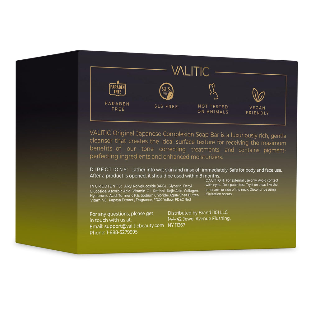 VALITIC Jabon Paquete de Dos Unidades, ideal para reposición y ahorro.