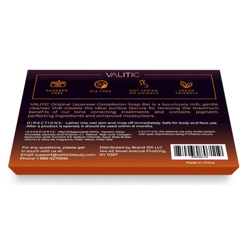 Valitic savon au curcuma pour nourrir et clarifier la peau.