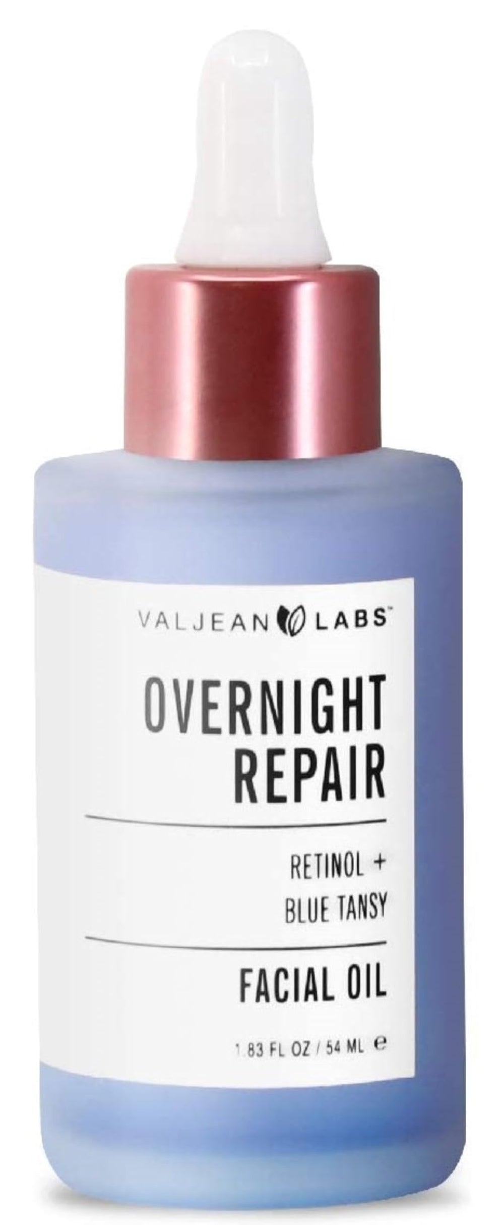 ACEITE Reparador Nocturno de VALJEAN LABS en botella, calma la piel irritada.