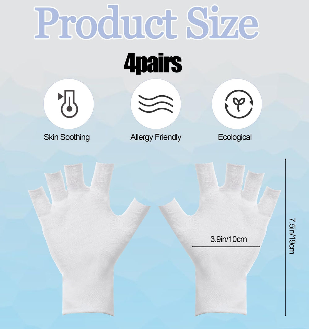 ValueBargain guantes eccema algodón uso nocturno para hidratación suave durante la noche.