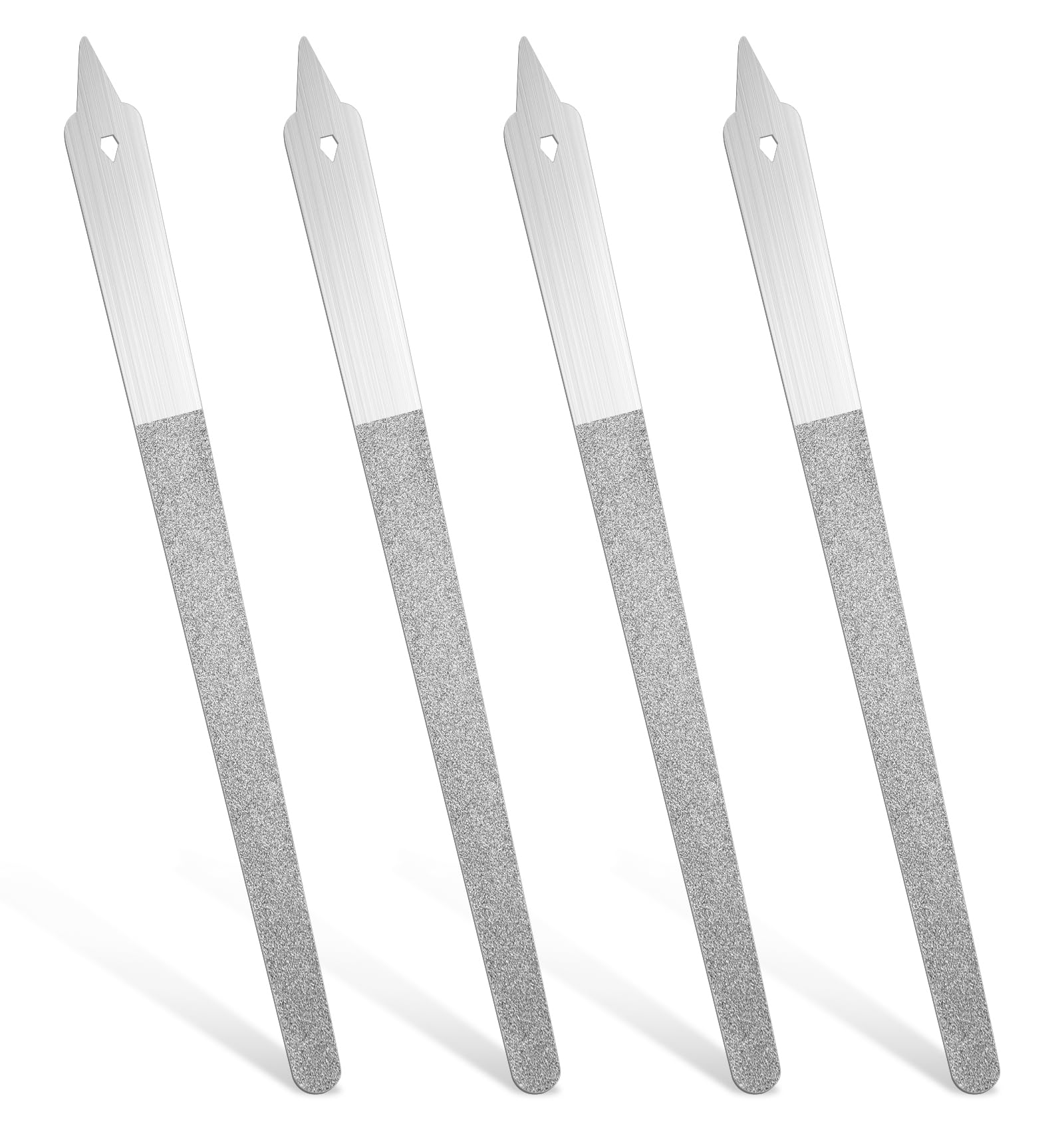 ValueBargain lima diamante de acero inoxidable, 6 pulgadas, ideal para uso profesional.