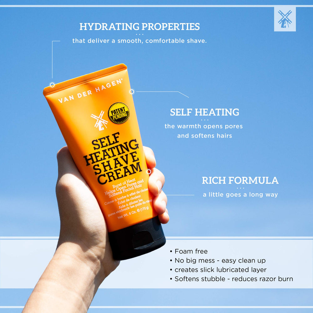 Van Der Hagen calor relajante al aplicar la crema para poros más receptivos.