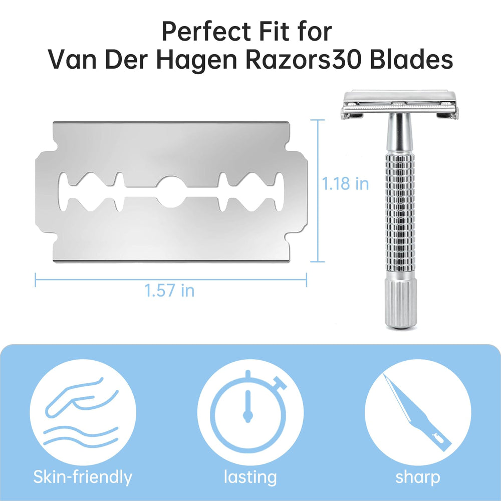 Cuchillas Ajrwiiy compatibles con Van Der Hagen para mayor eficiencia.