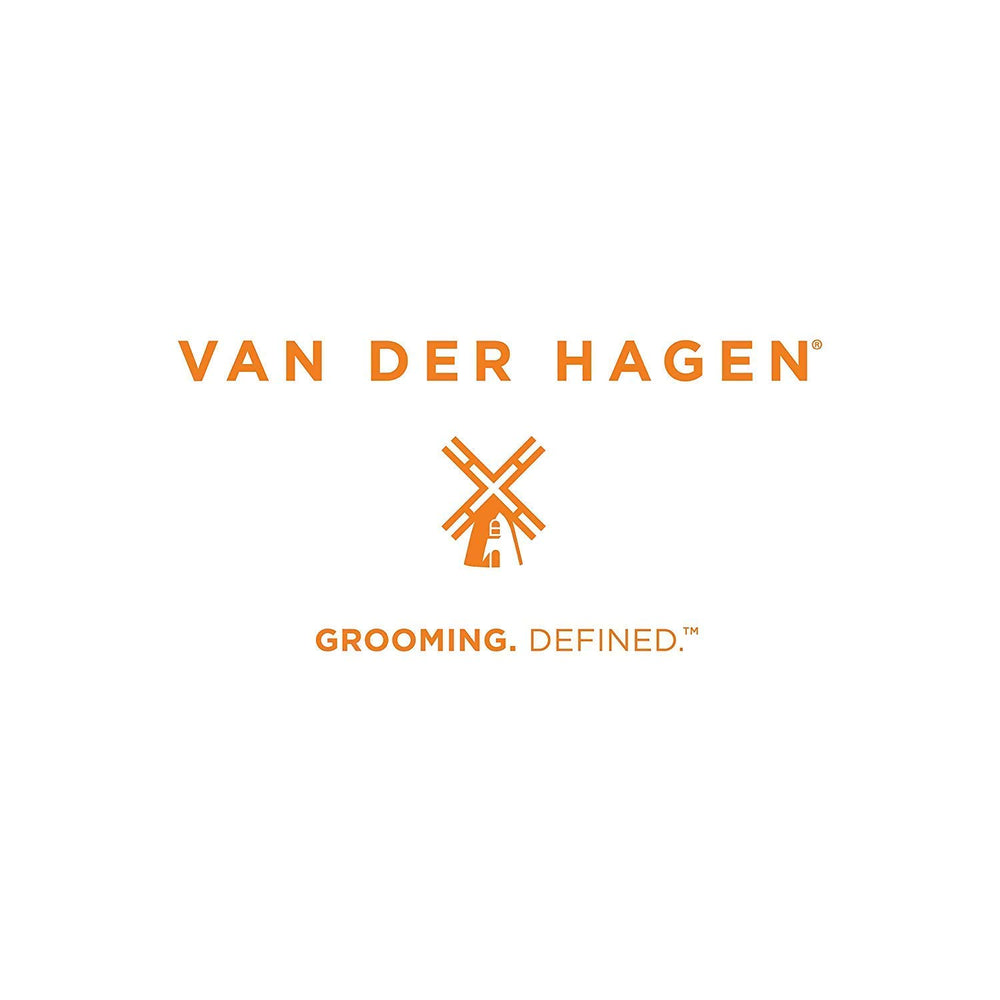 Van Der Hagen experiencia barbería en casa con calor suave para la rutina.