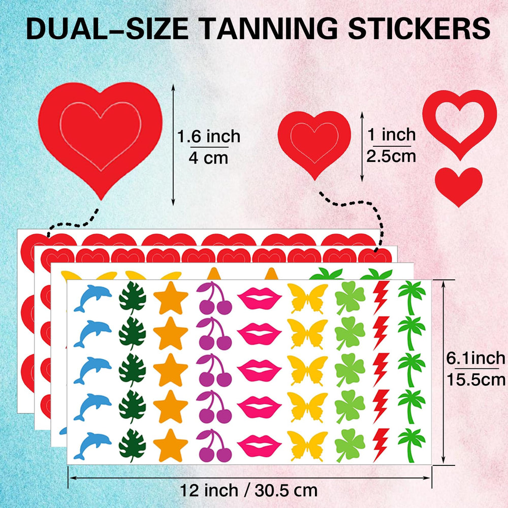 VANALIA corazones-bronceado 3 en 1, crea efectos personalizados.